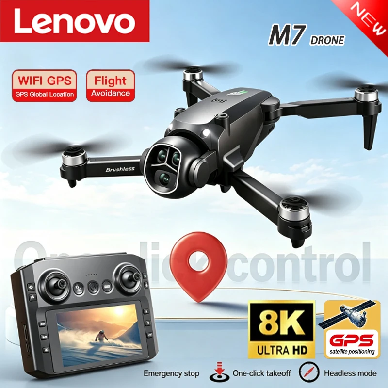 Drone Mapping - Lenovo GPS Drone Three Camera 8K
