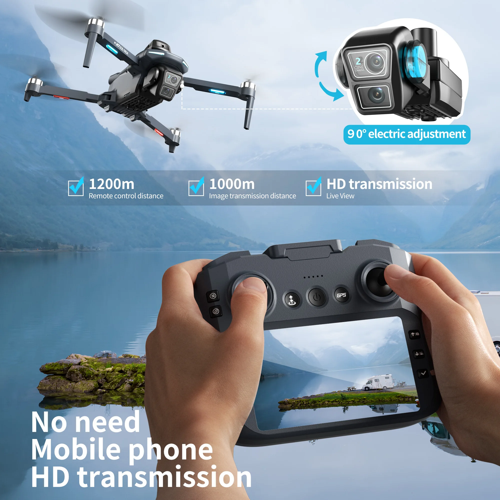 Original XT606 Drone Professio - Drone Mapping 评论和价格