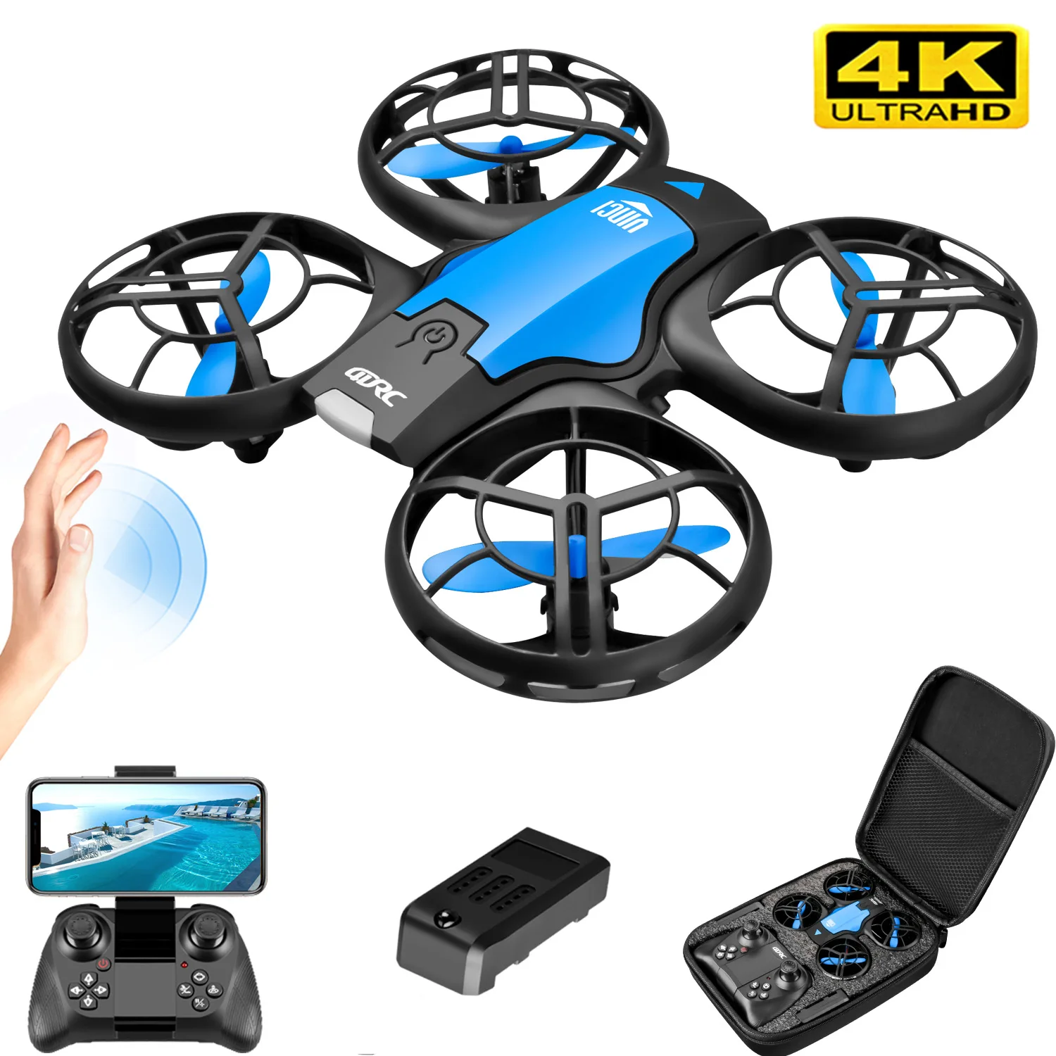V8 New Mini Drone 4K Professio - Drone Surveying 评论和价格